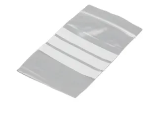Gripsealzak 230x320mm Transparant met Schrijfvlak 50 micron ldpe - 2