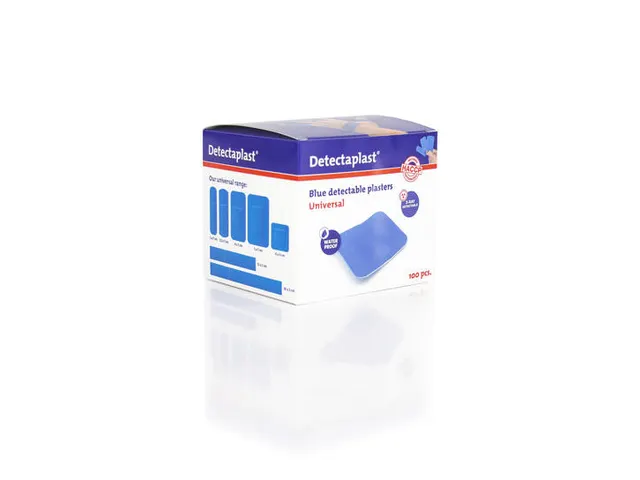 Pansement Detectaplast 8565 Rayons X waterproof bleu 38x38mm 100pcs