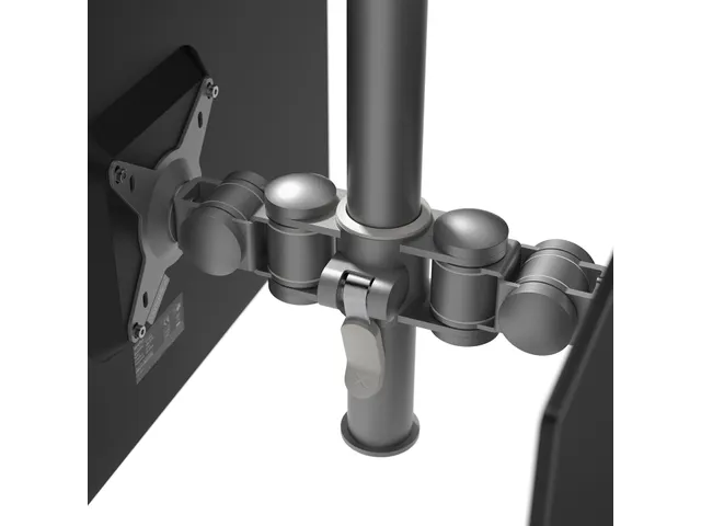 Bras support 2 écrans plafond Viewmate Style 572 Argent