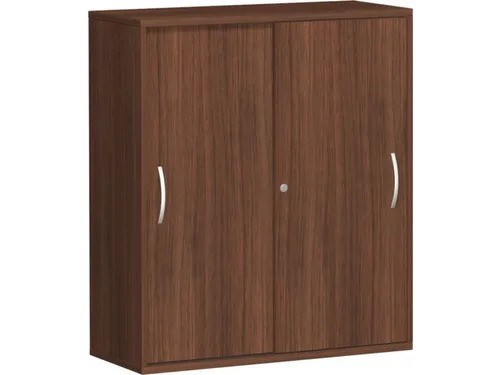 Schuifdeurkast 1150x1000x430mm Romp Noten Decor Front Noten
