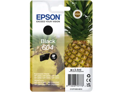 Inktcartridge Epson 604 T10G14 zwart