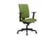 chaise de bureau pivotante,Mécan. synchrone,a. accoudoirs,assise vert