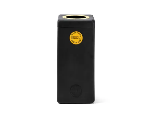Afvalbak 90 liter EarthBin Geel Zwart
