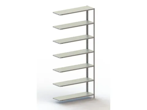 magazijnstelling,aanbouwveld,HxBxD 2200x1002x304mm,vaklast 80kg