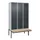 locker voor scheiding van kleding,HxBxD 2120x1200x815mm,3vak