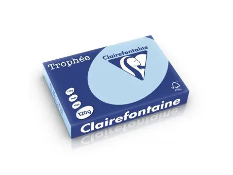 Trophée Pastel gekleurd papier A4 120 gram 250vel Licht blauw