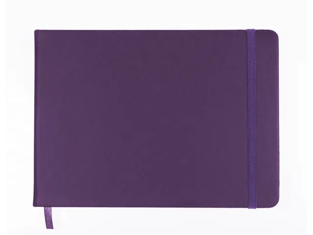 Schetsboek Kangaro A5 landscape purple heart PU HC 80 vel 140gr roomwi