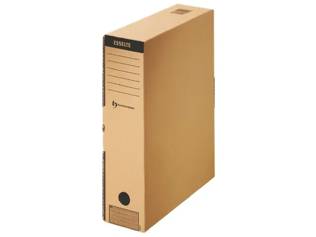 Archiefdoos A4 Esselte Met Bedrukking Bruin Zuurvrij
