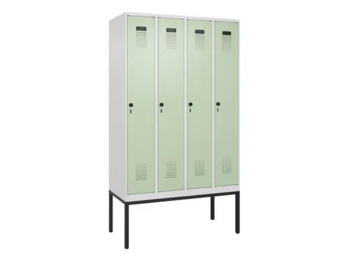 locker voor scheiding van kleding,HxBxD 2120x1200x500mm,4vak