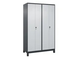 locker voor scheiding van kleding,HxBxD 1950x1200x500mm,4vak - 1