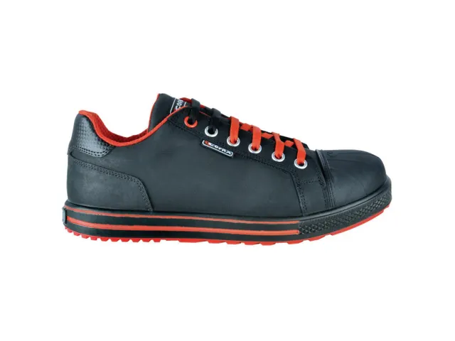 Cofra Technical lage S3 veiligheidsschoenen, zwart/rood, maat 46, per