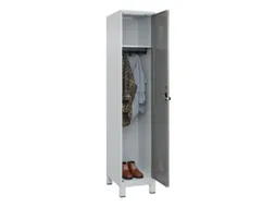 locker,HxBxD 1950x400x500mm,1vak,vak B 400mm,draaigrendel,voeten