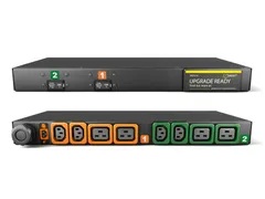 Vertiv MG01X1R1-08P443-3PS6C2H10-S, Basis, 1U, Horizontaal, Zwart, 8 A