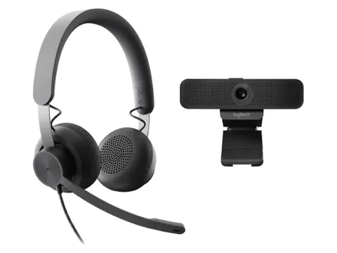 Logitech Headset Zone Bedraad + Webcam C925e