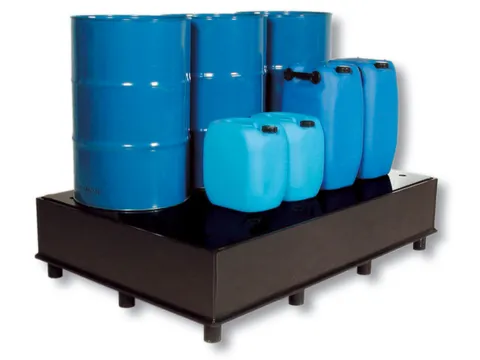 Opvangbak Hdpe 1870x1270x255mm V. 5x220l M. Poten Pe Plaat