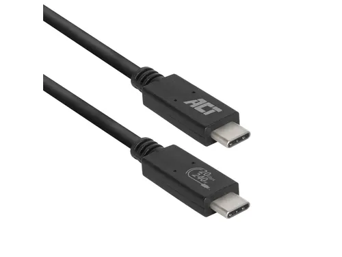 Kabel ACT USB-C USB 4 20Gbps Thunderbolt3 1 meter