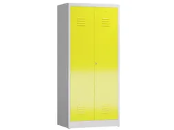 garderobekast 1800x800x500mm 2vak klink RAL7035 RAL1018