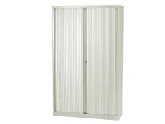 Roldeurkast Inclusief 4 Legborden Krijtwit 198x120x43