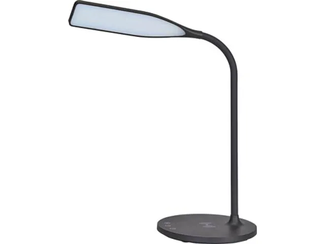 ALBA Led bureaulamp Smart met QI oplader zwart