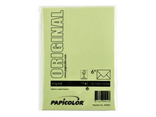 Envelop Papicolor C6 114x162mm Appelgroen gegomd - 3