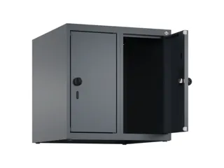 opzetkast,v. locker,2vak.,vak B 250mm,HxBxD 500x500x500mm,vleugeldeur - 2