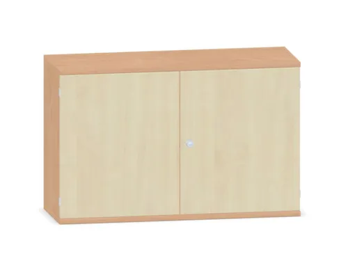 kantoorkast,HxBxD 770x1200x430mm,decor romp beuken,decor front esdoorn
