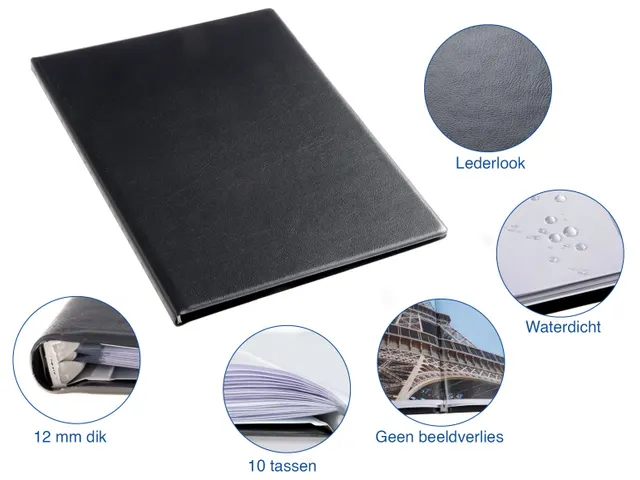 Showmap Rillstab A5 RI99514 1 Kanaals 10 Tassen Zwart