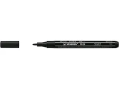Acrylmarker STABILO Free Acrylic T100 zwart 1-2mm