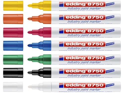 Lakmarker edding e-8750 industry geel