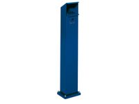 Asbakstaander Vierkant Staalplaat 2 liter 1150x180x150mm blauw