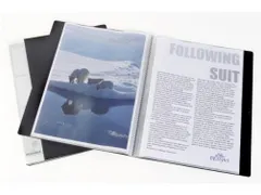 Showalbum A4 30 Tassen Duralook Zwart