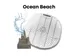 Urinoirmat V-screen Ocean Spray 12 stuks
