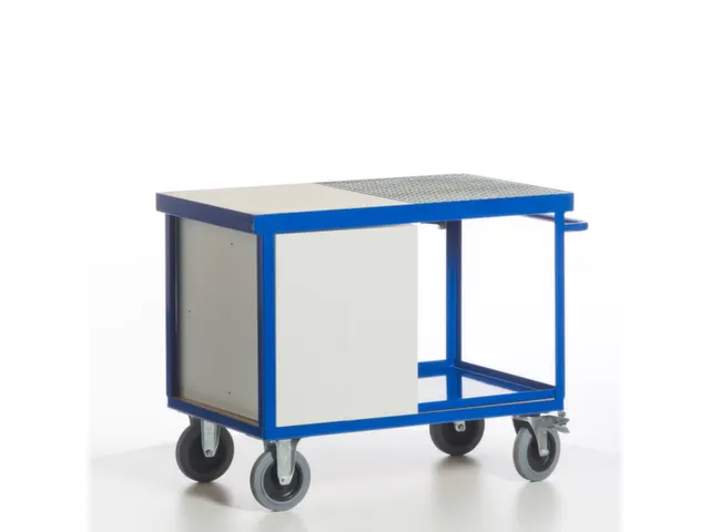 chariot-armoire,force 600kg,2plateau(x),plateau Lxl 1150x700mm