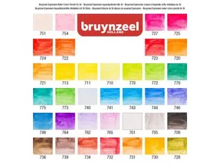 Kleurpotloden Bruynzeel Expression aquarel assorti blik à 36 stuks - 2