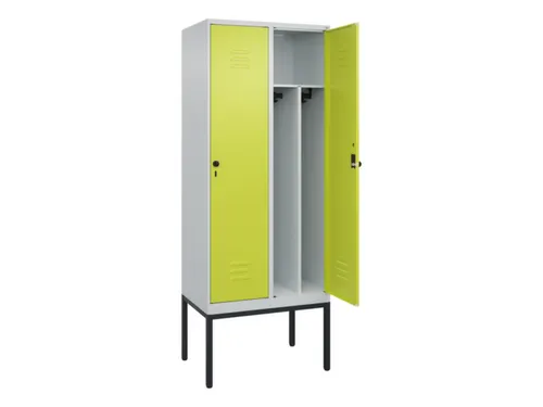 locker voor scheiding van kleding,HxBxD 2120x800x500mm,2vak