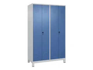 locker voor scheiding van kleding,HxBxD 1950x1200x500mm,4vak - 1