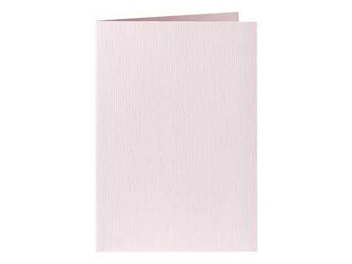 Correspondentiekaart Papicolor dubbel 105x148mm lichtroze pak à 6 st