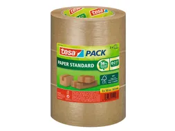 Verpakkingstape Tesapack Papier Standard eco 50mmx50m bruin 3 stuks