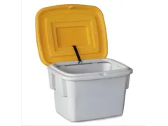 strooigoedbak,60l,HxBxD 450x620x510mm,PE,grijs,deksel oranje