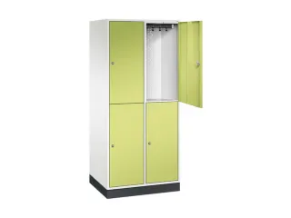 grootvolume garderobekast,HxBxD 1950x820x600mm,2x2vak.,vak B 360mm - 1