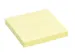 Bloc-mémos Quantore 76x76mm jaune 100 feuilles