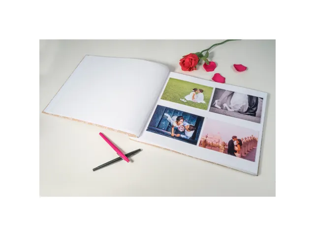 Album photos à vis 40 pages blanches - Format 37x29cm - KRAFT - Visue
