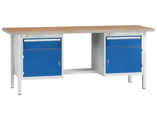 Werkbank 840x2000x700mm 2laden 150mm 2 Kastvakken 350mm - 1