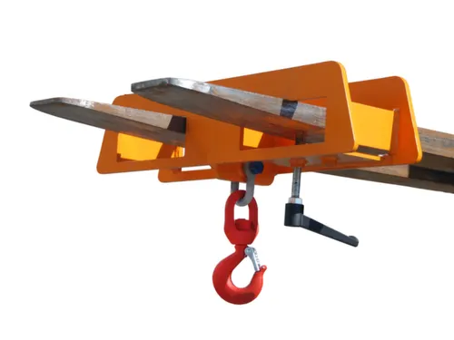 Laadhaak 2vorken Draagvermogen 1.5t Gewicht 10kg Ral2000