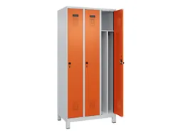 locker voor scheiding van kleding,HxBxD 1950x900x500mm,3vak