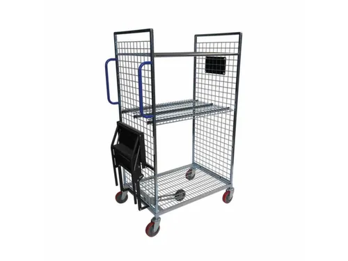 Verzamelwagen,Draagverm. 100Kg,2Etage(S),Draadgaasbodem,Verz.