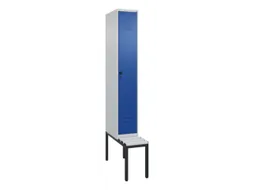 locker voor scheiding van kleding,HxBxD 2120x300x815mm,1vak