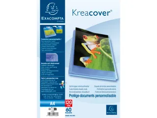 Showalbum Kreacover PP 60 tas A4 blauw - 7