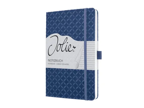 Notitieboek Sigel Jolie Flair A5 lijn indigo blauw