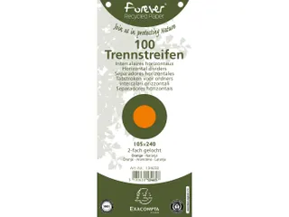Tabstroken perfo FOR EVER 105X240mm oranj - 3
